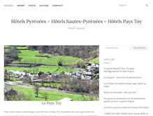 Tablet Screenshot of hotelspyrenees-paystoy.fr